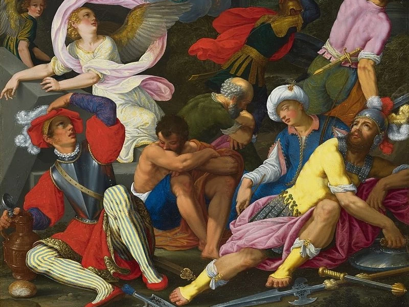 1586-Johann König - Ascensione di Cristo